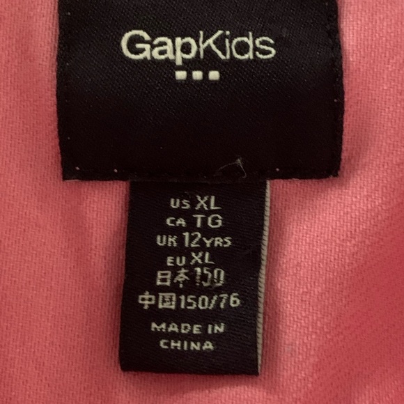 Girl’s Pink Denim GAP Jacket Size 12-XL EUC - Picture 6 of 7